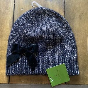 Kate Spade - western velvet bow Beenie